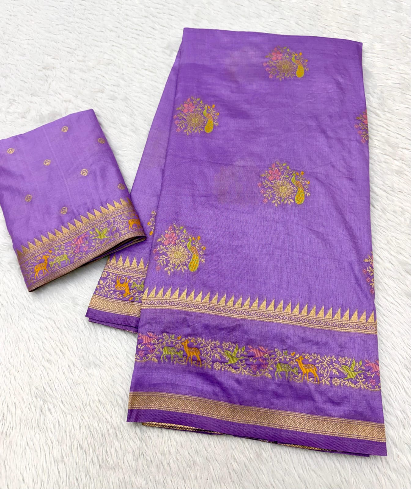 Soft Pure dolla Silk Weaving Saree