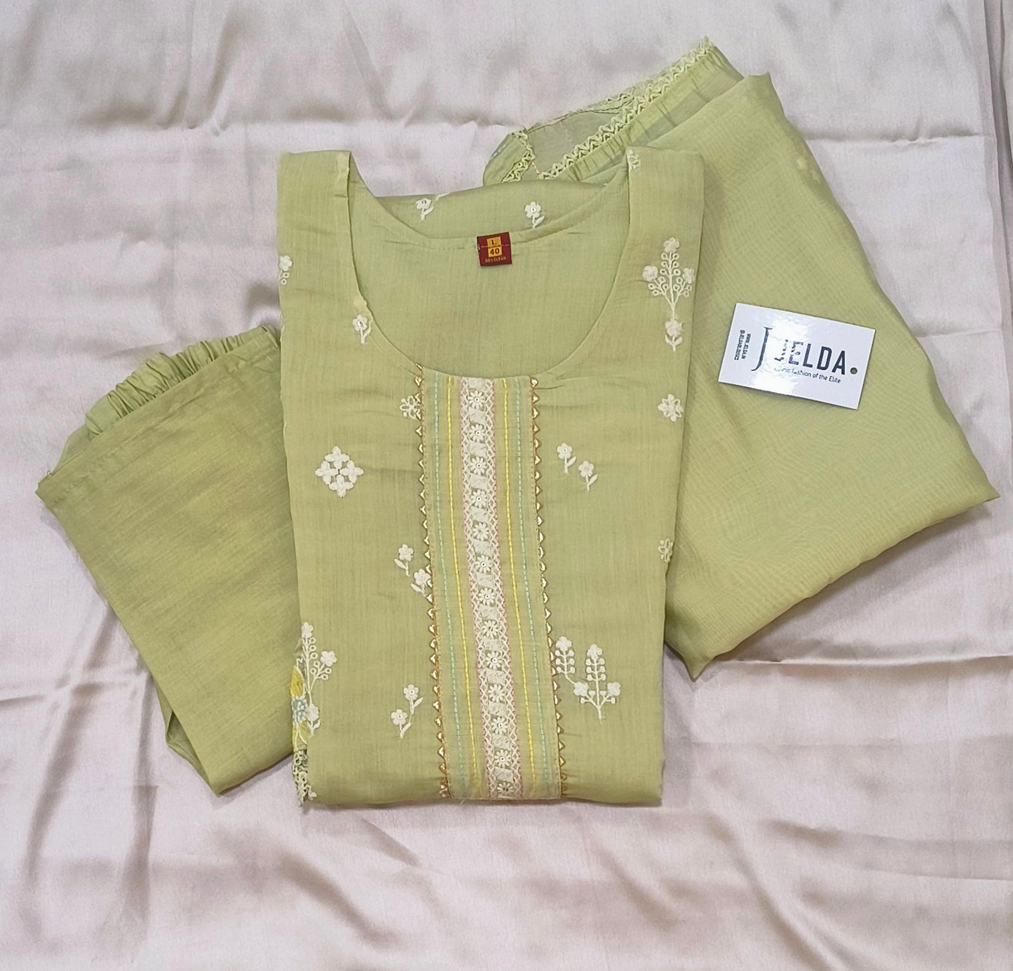 Cotton embroidery work salwar suit