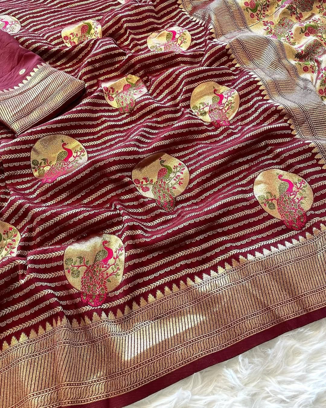 Pure Crepe Silk Saree