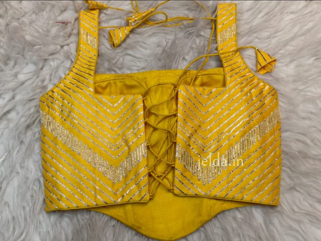 Corset gota patti custom made blouse