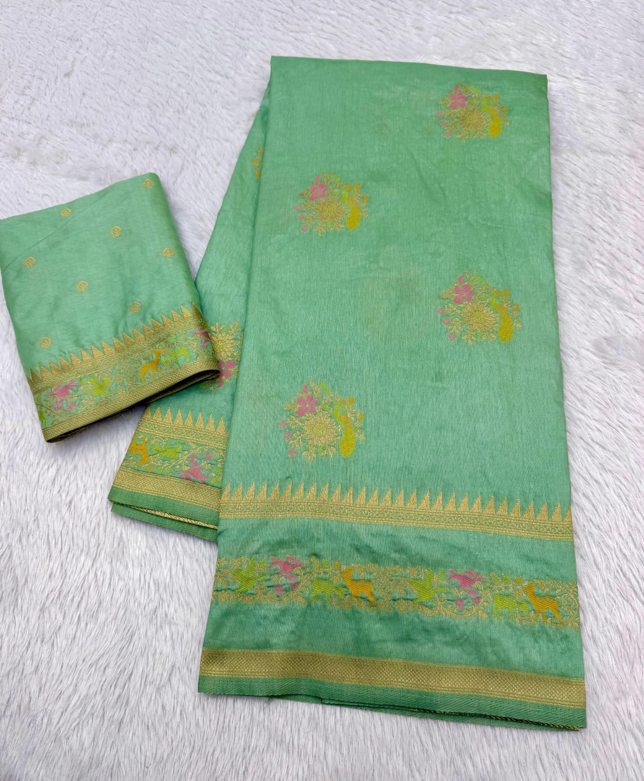 Soft Pure dolla Silk Weaving Saree