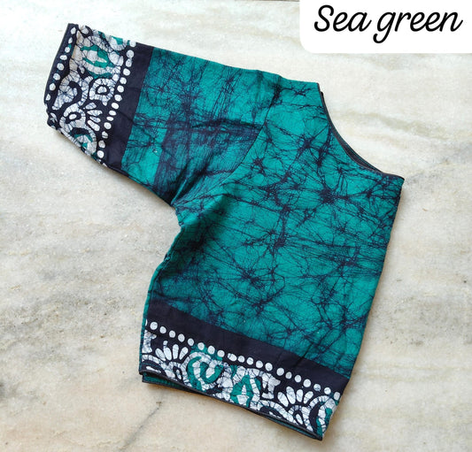 Batik cotton ready made blouses