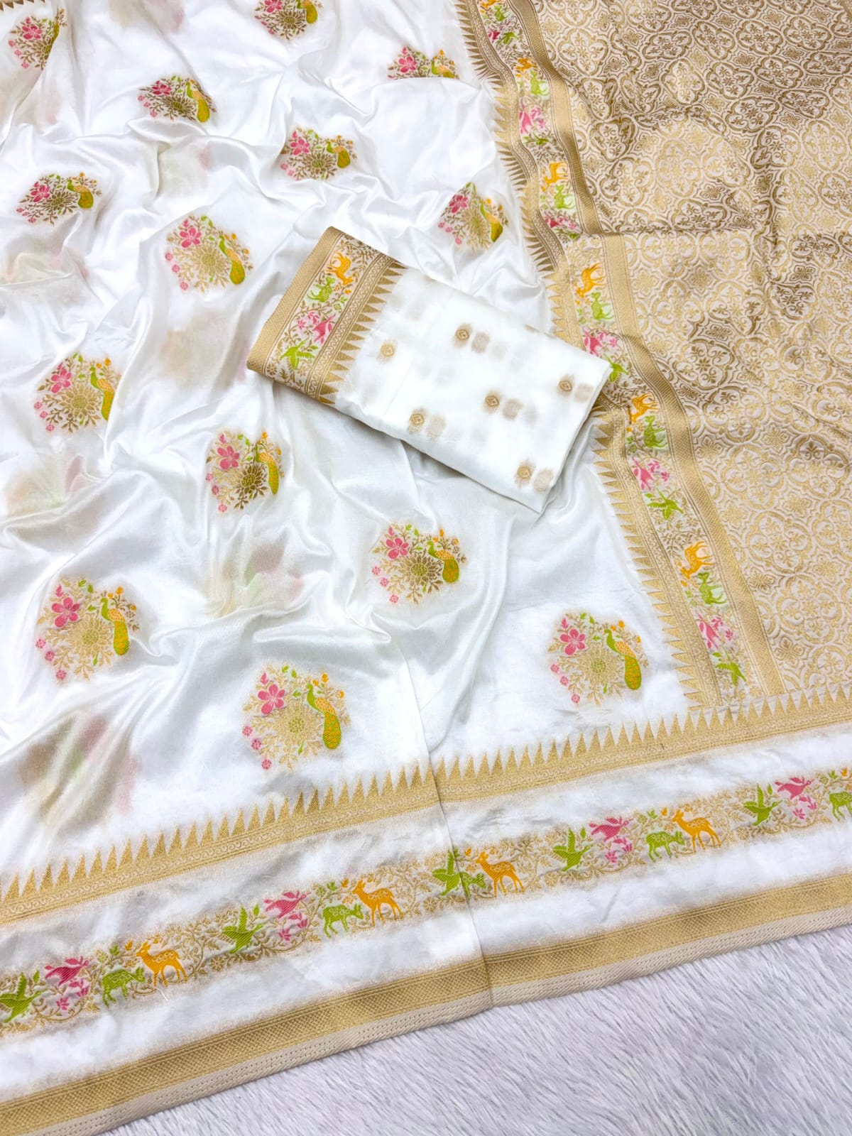 Soft Pure dolla Silk Weaving Saree