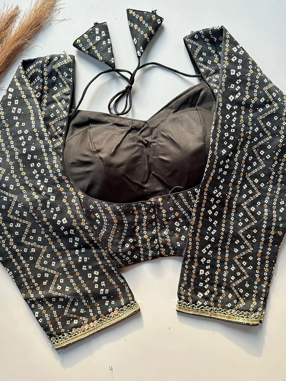 Cotton silk ready made blouse