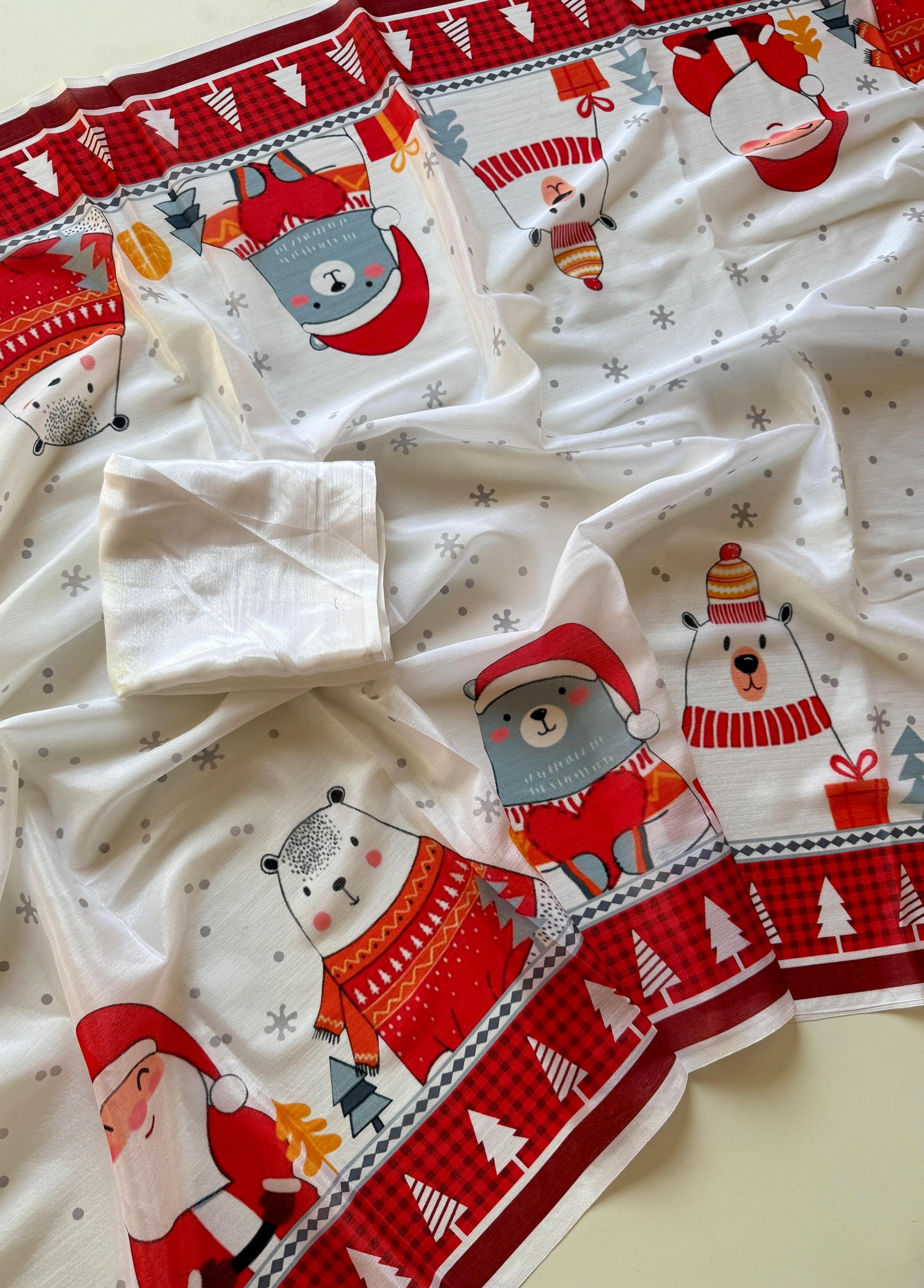 Exclusive soft shinon saree