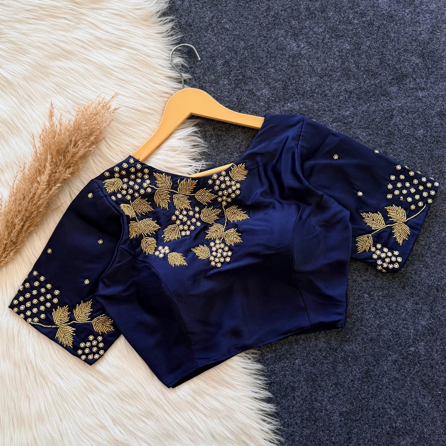 Beautiful handwork ready made blouse