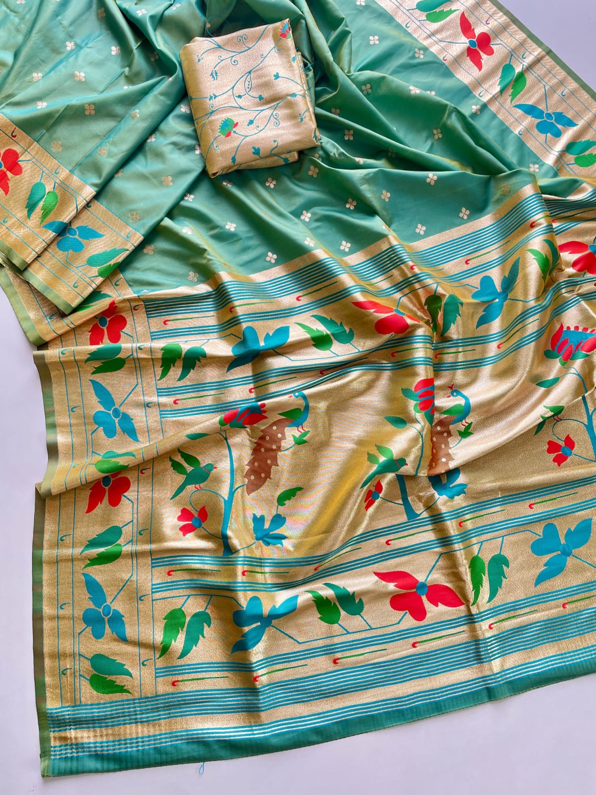 Mayuri Paithani Silk Saree