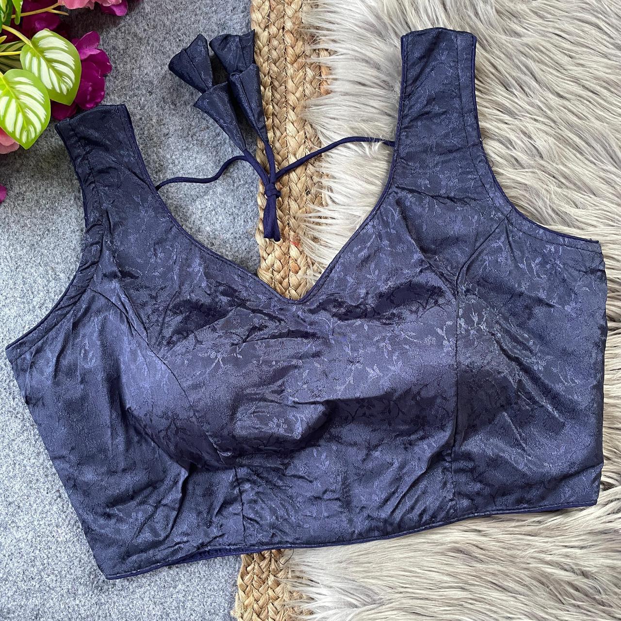 Chinon silk ready made blouse
