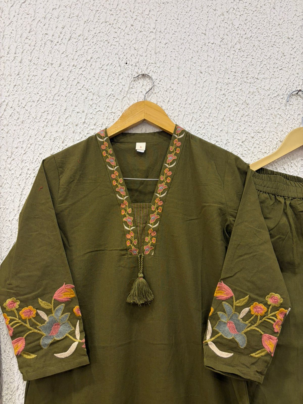 Cotton embroidery salwar suit