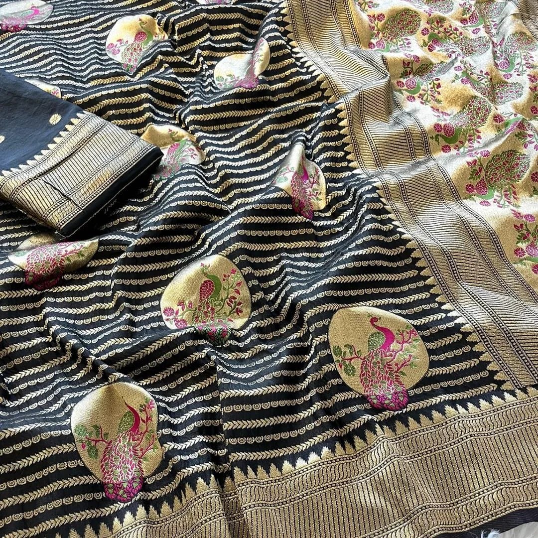 Pure Crepe Silk Saree
