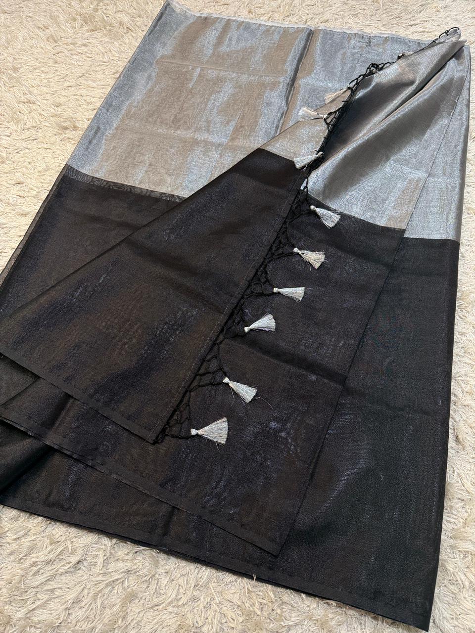 Banarasi Glass Tissue Silk Saree