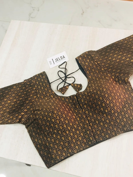 Banaras fabric ready made blouse