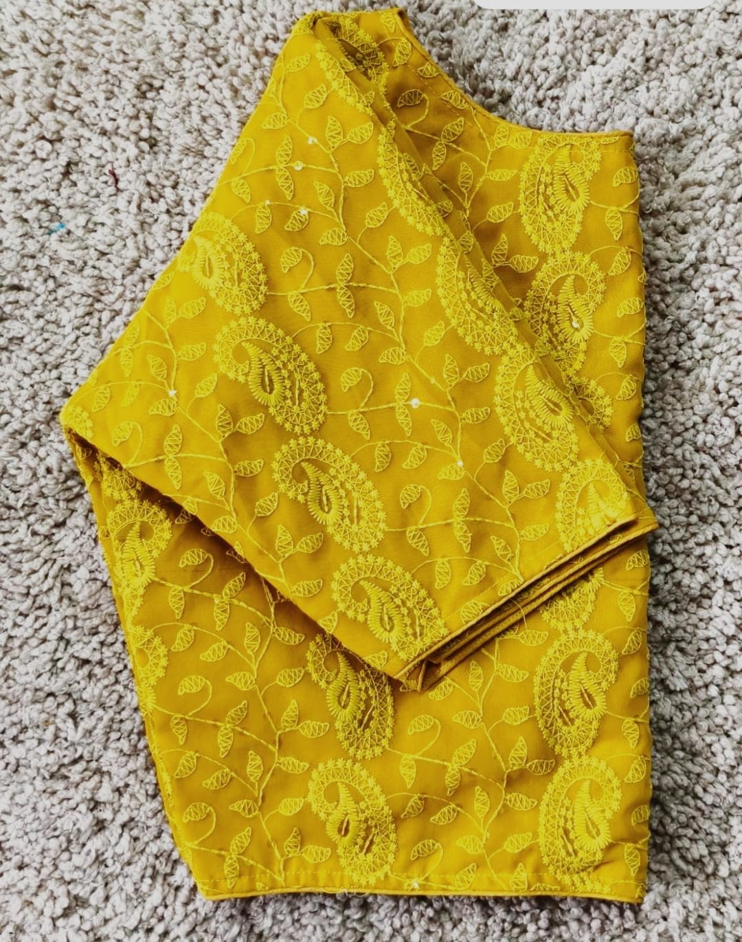 Chikonkari ready made blouse