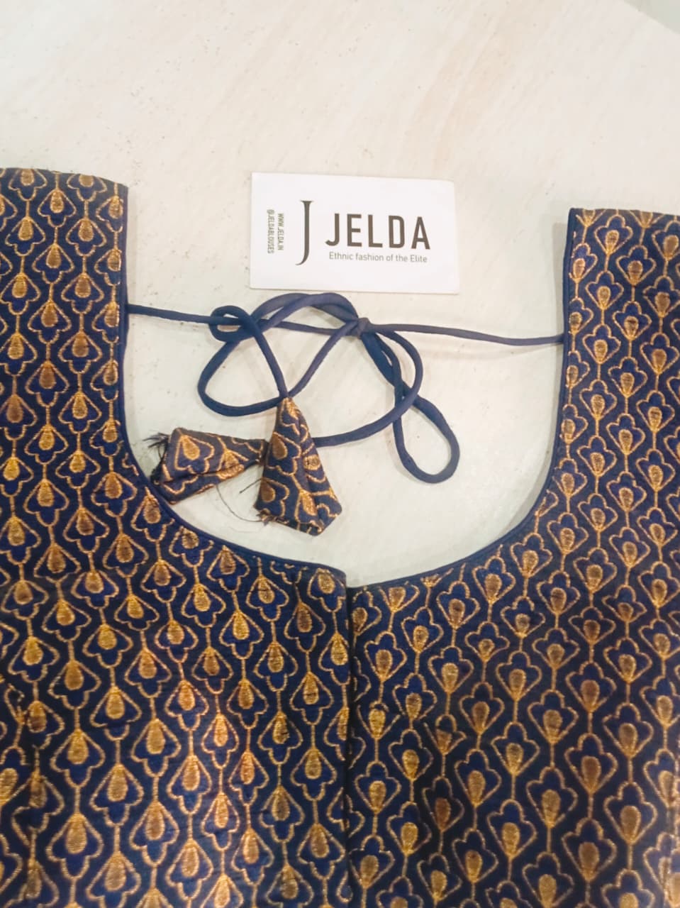 Banaras fabric ready made blouse