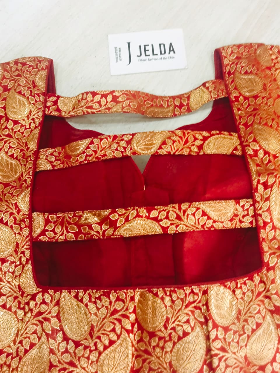 Banaras fabric ready made blouse