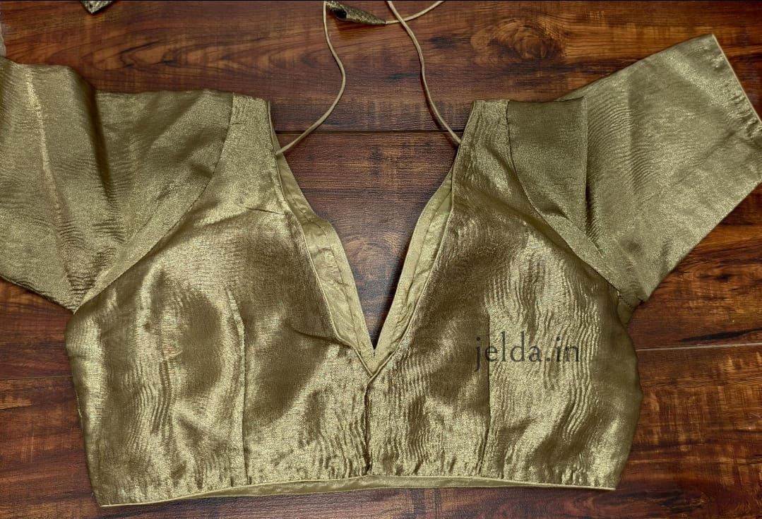 Cruss tissue fabric with sleeve - custom made blouses