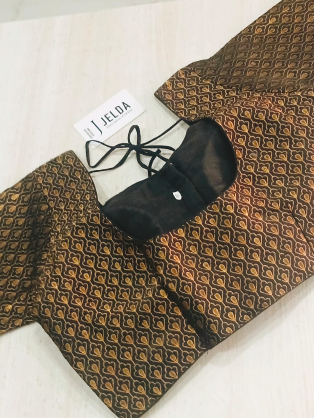 Banaras fabric ready made blouse