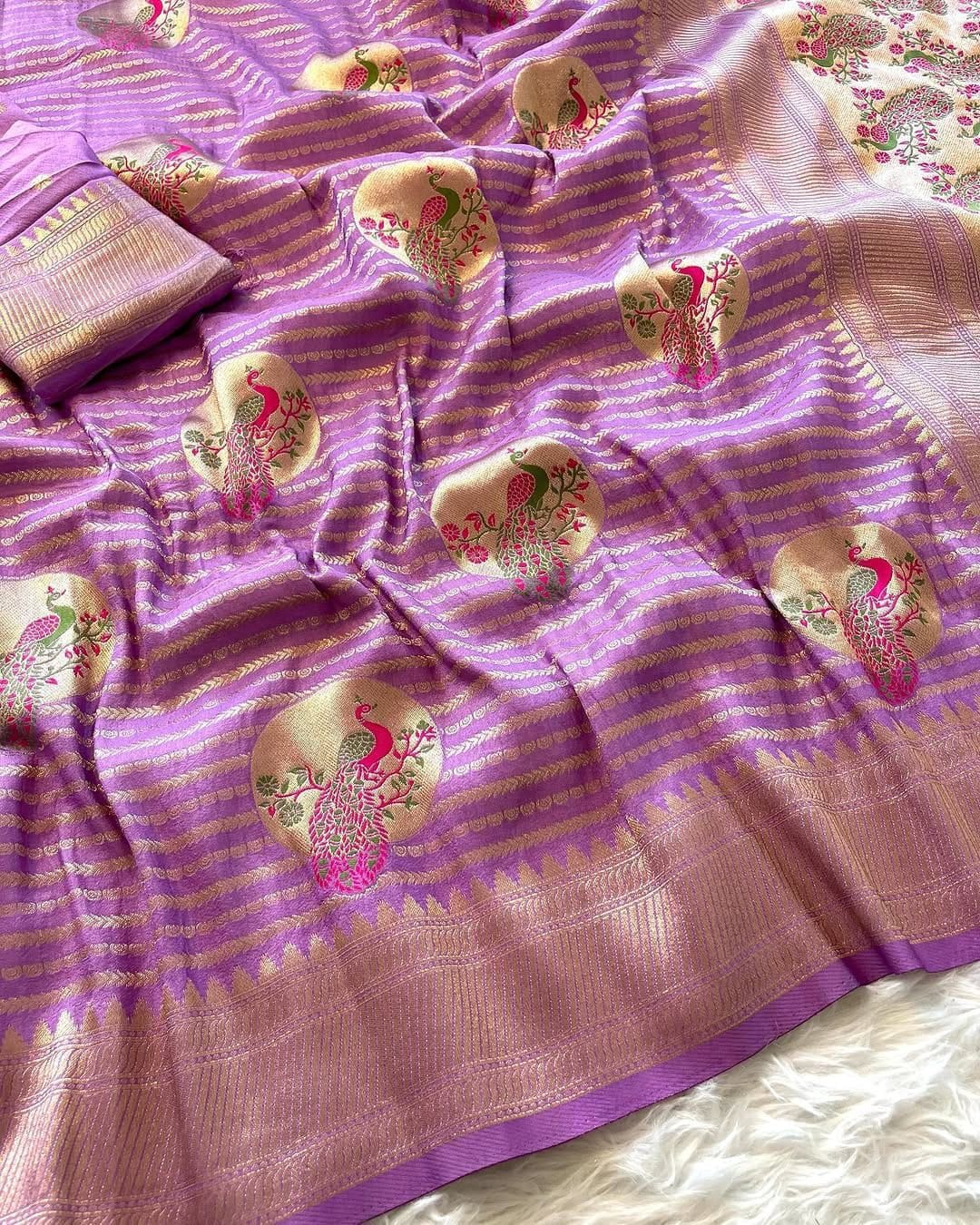 Pure Crepe Silk Saree