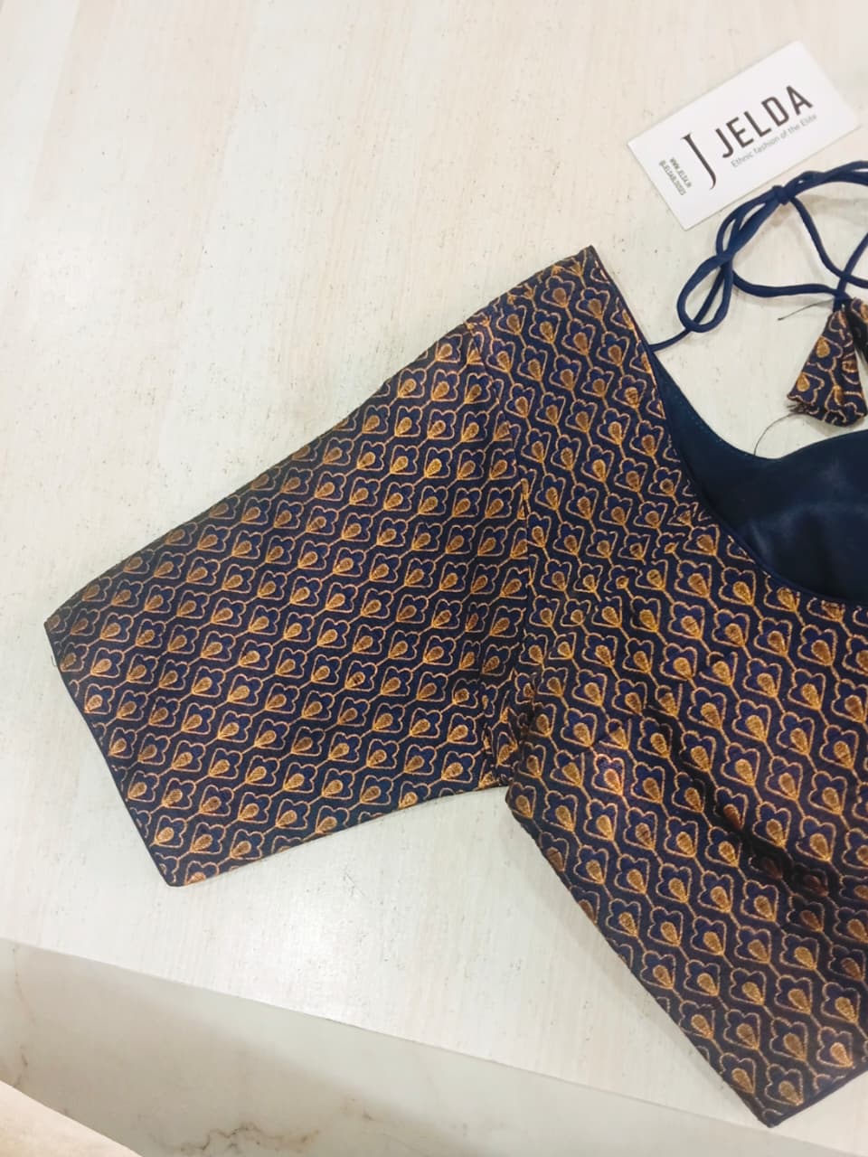 Banaras fabric ready made blouse