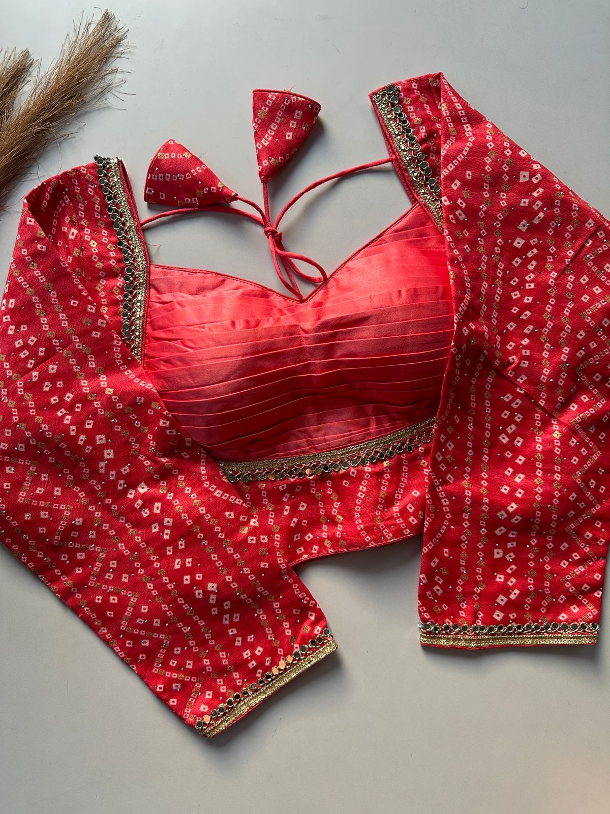 Cotton silk ready made blouse