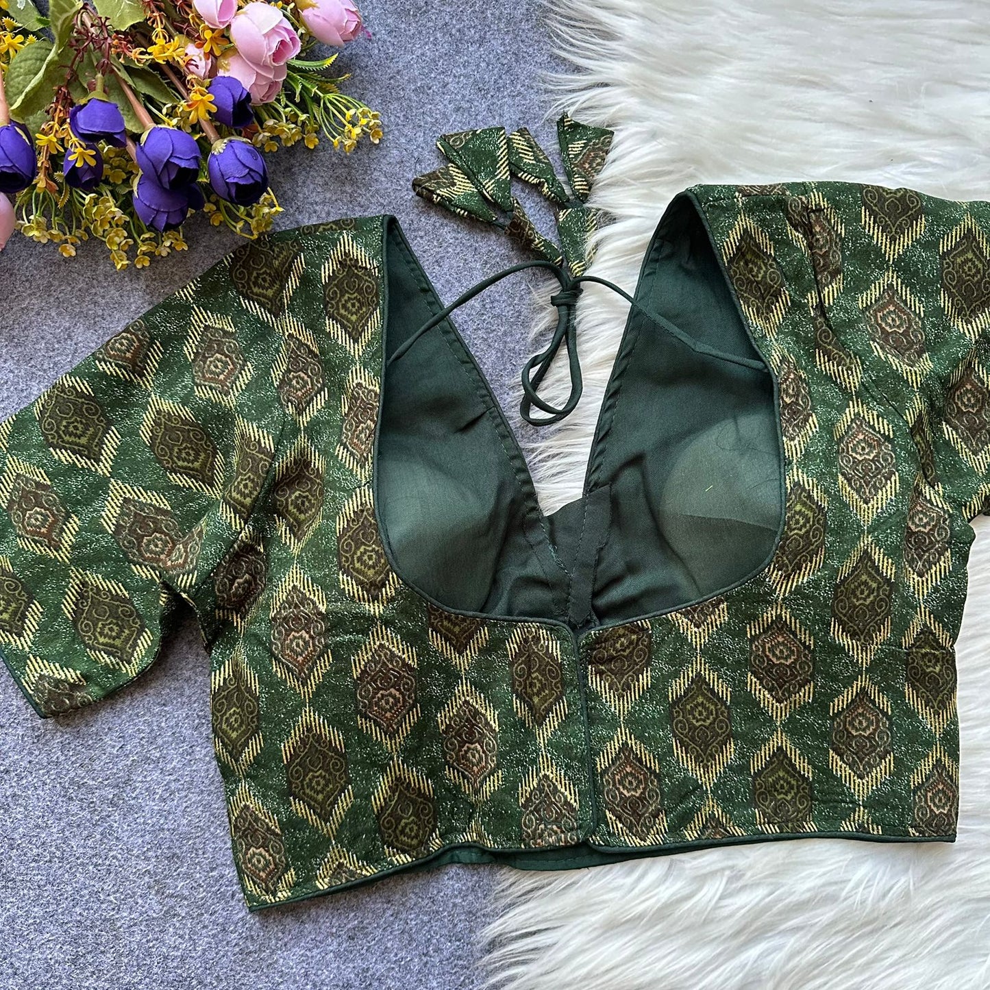 Pure Reyon Cotton ready made blouse
