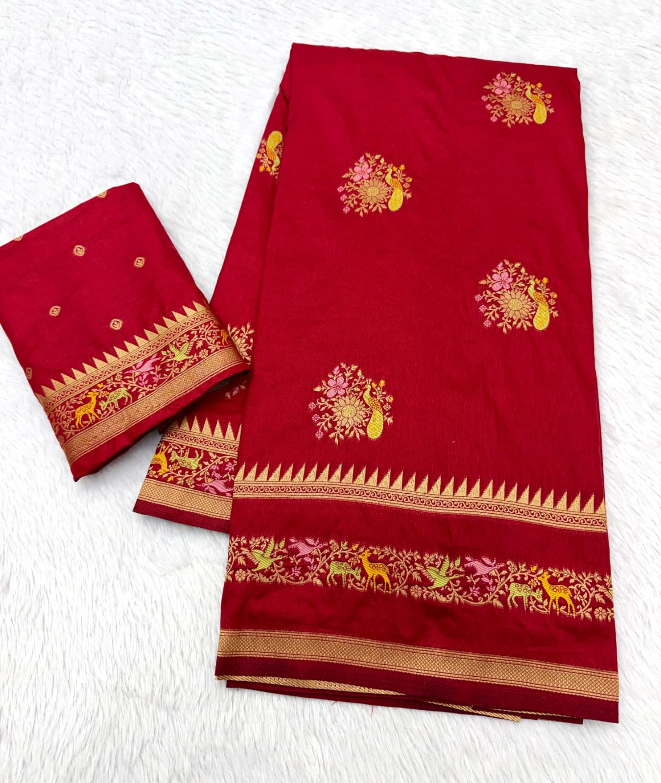 Soft Pure dolla Silk Weaving Saree