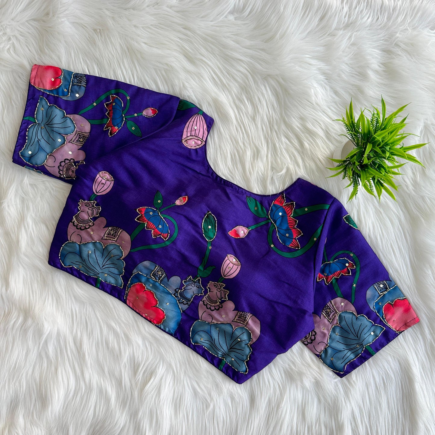 Pure silk fabric - premium ready made blouse