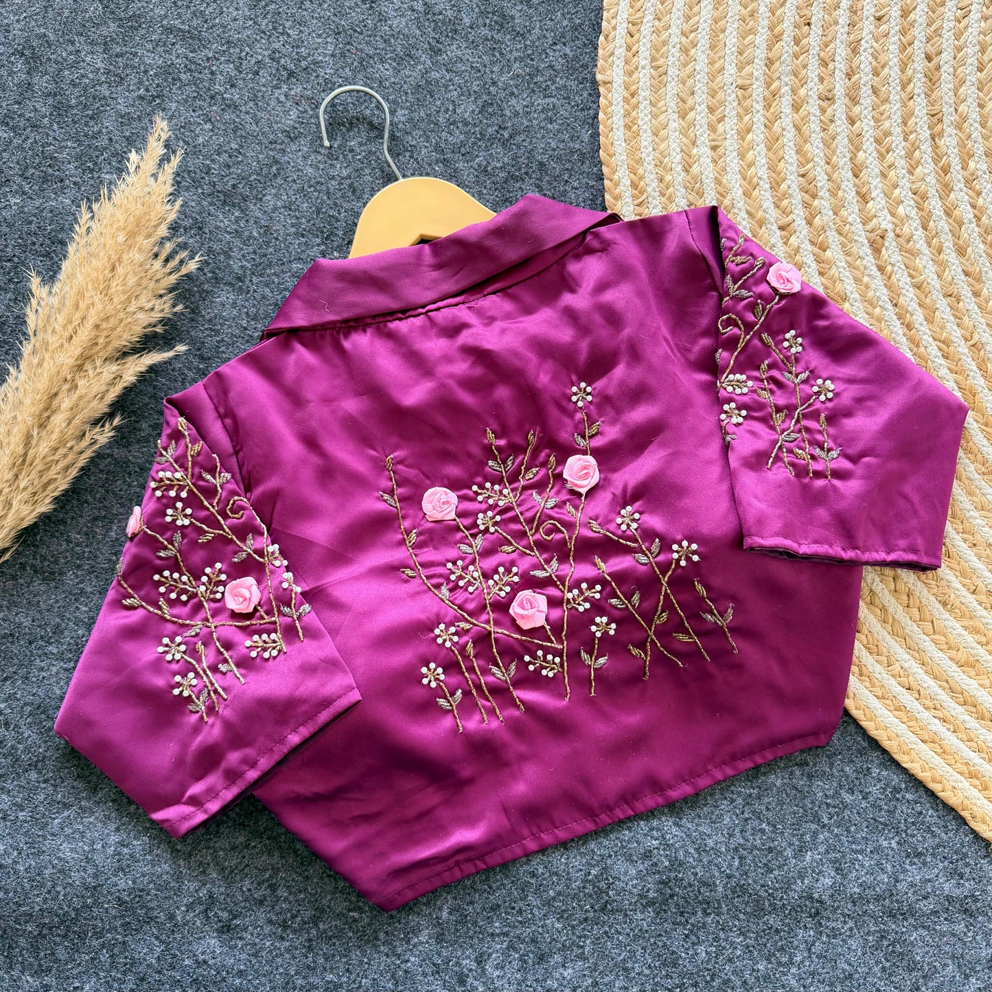 Beautiful handwork ready made blouse