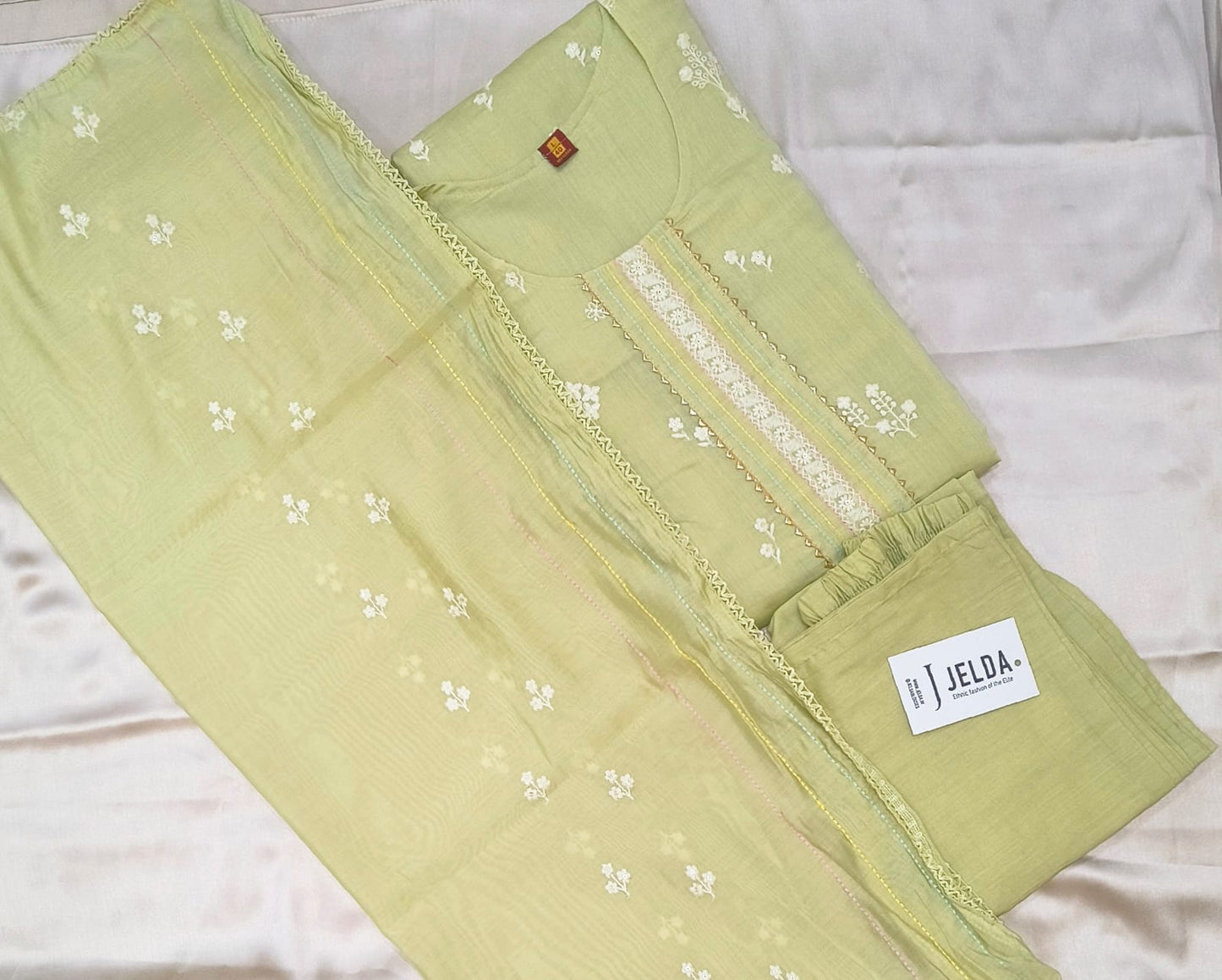 Cotton embroidery work salwar suit