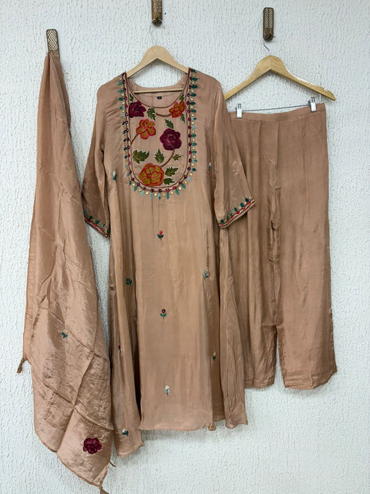 Premium Muslin fabric with embroidery work salwar suit