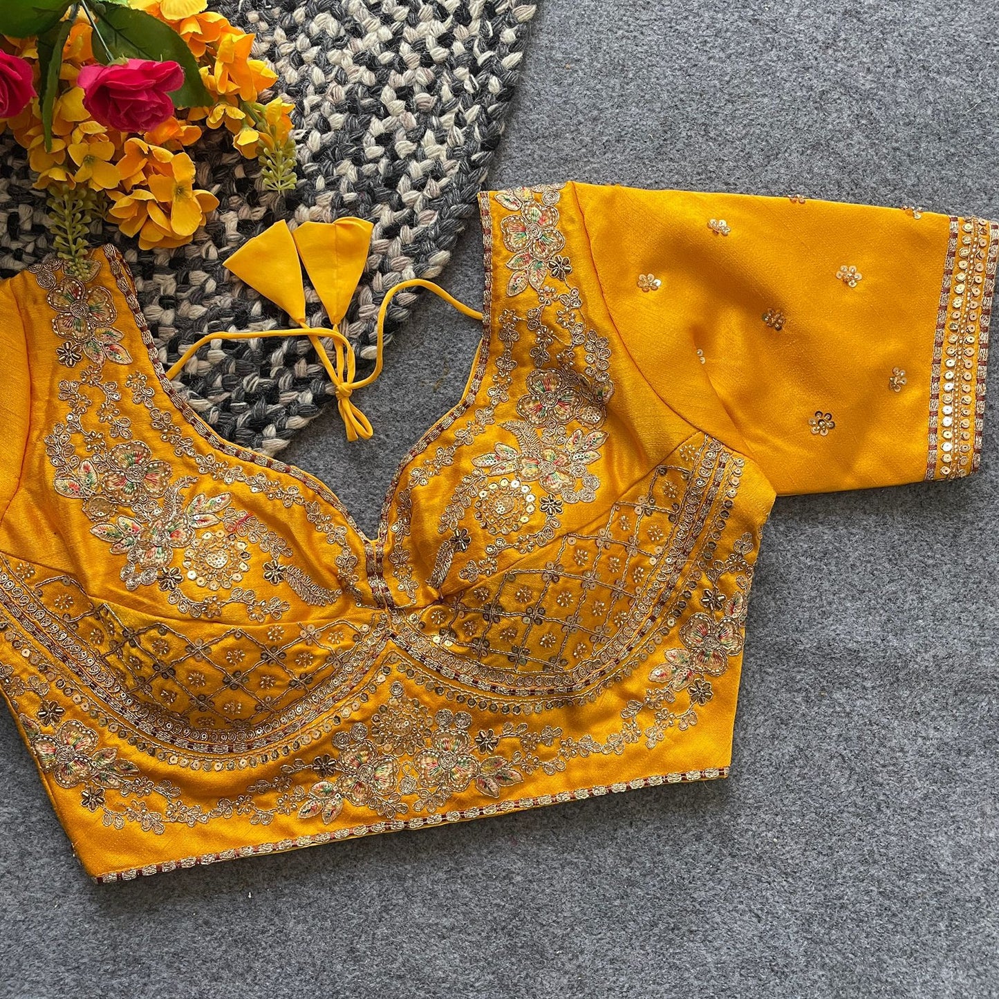 Heavy pure soft italian silk with tricot fuising ready made blouse