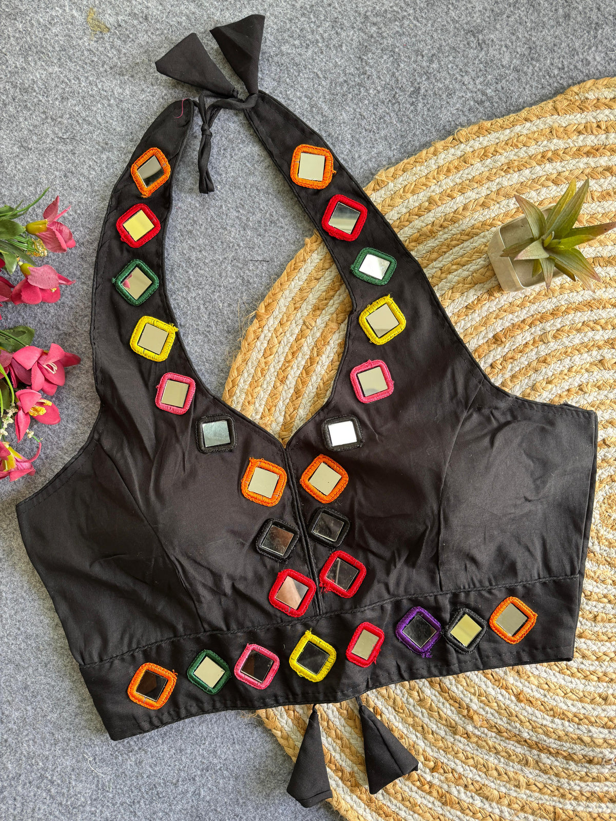 Satin silk ready made blouse