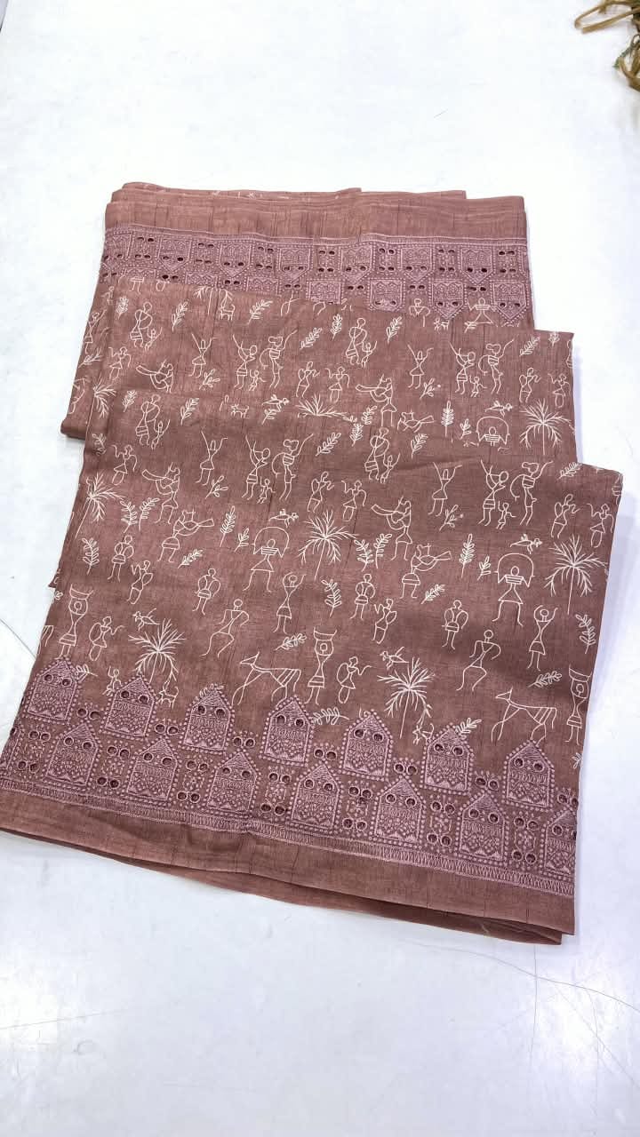 Soft & luxurious Tussar Silk saree