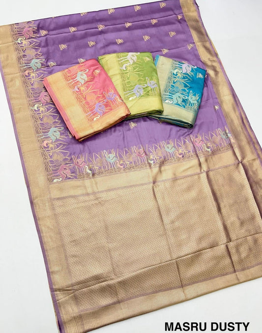 Super Soft Mashru Silk saree