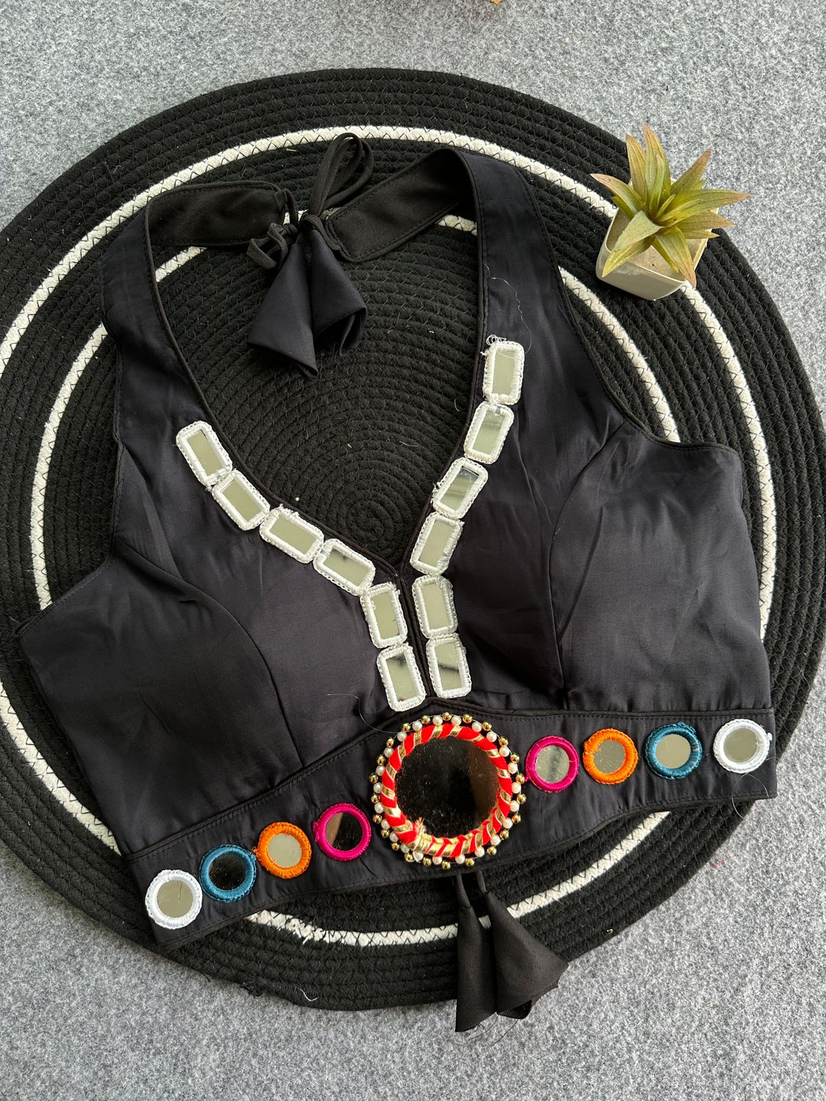 Pure Roman Silk ready made blouse