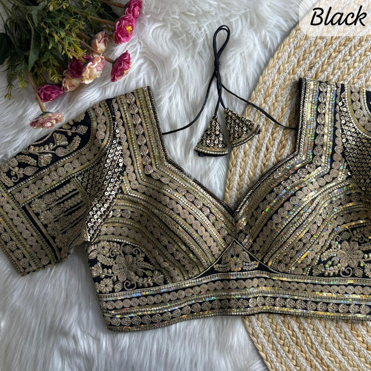 Heavy Pure Soft Roman Silk With Tricot Fuising ready made blouse