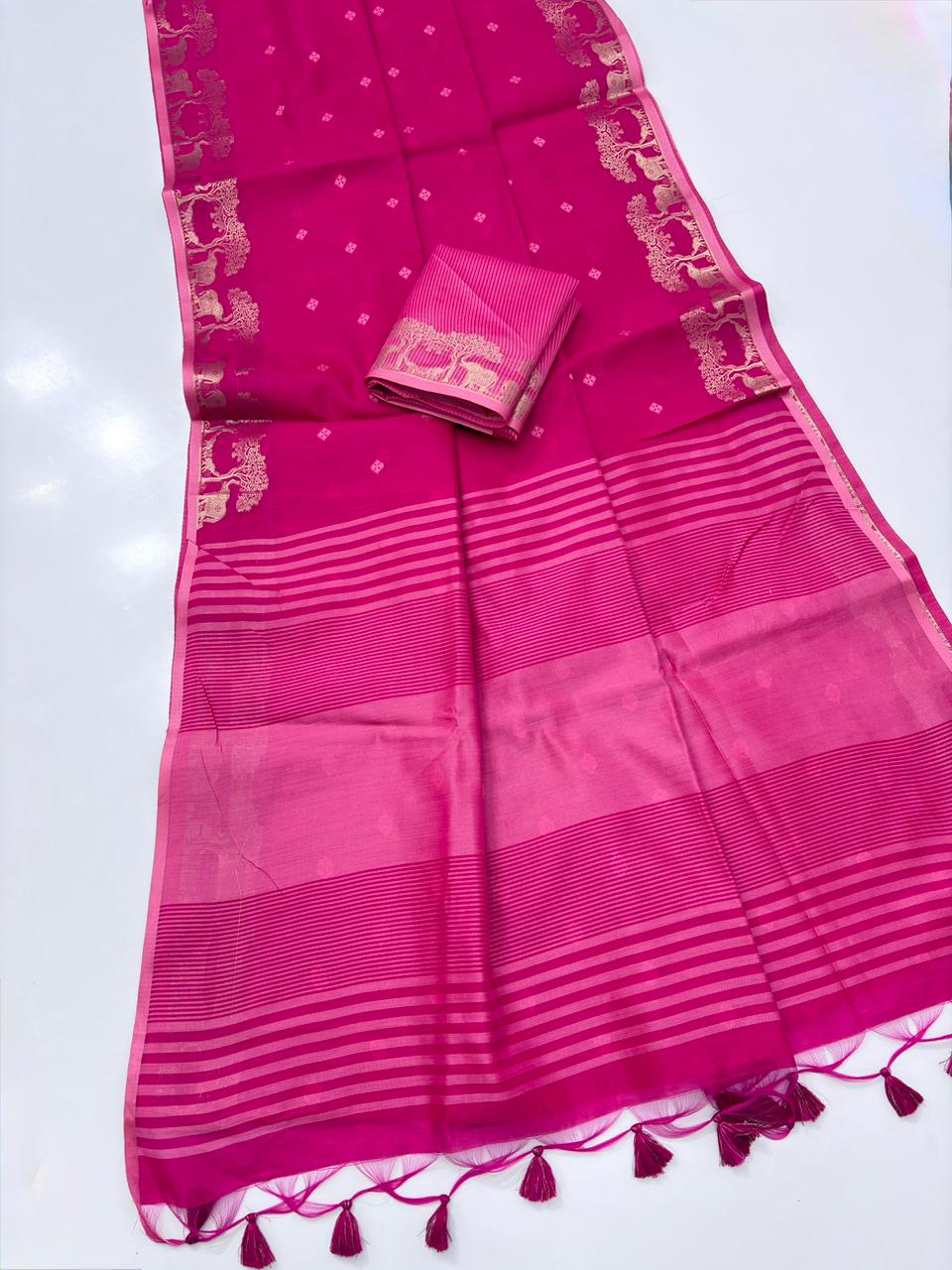 Premium Raw Silk Saree