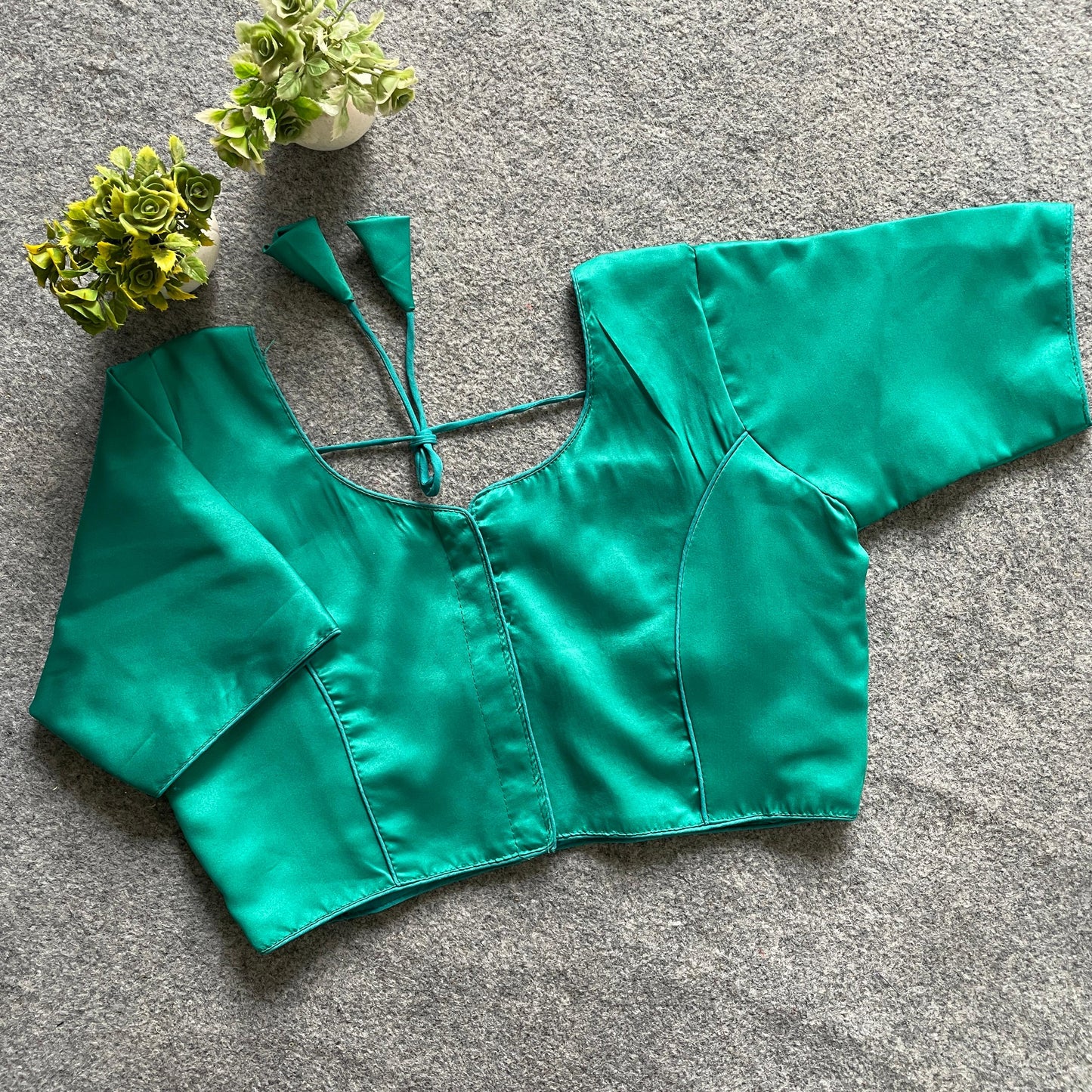 Original Malai Sattin ready made blouse