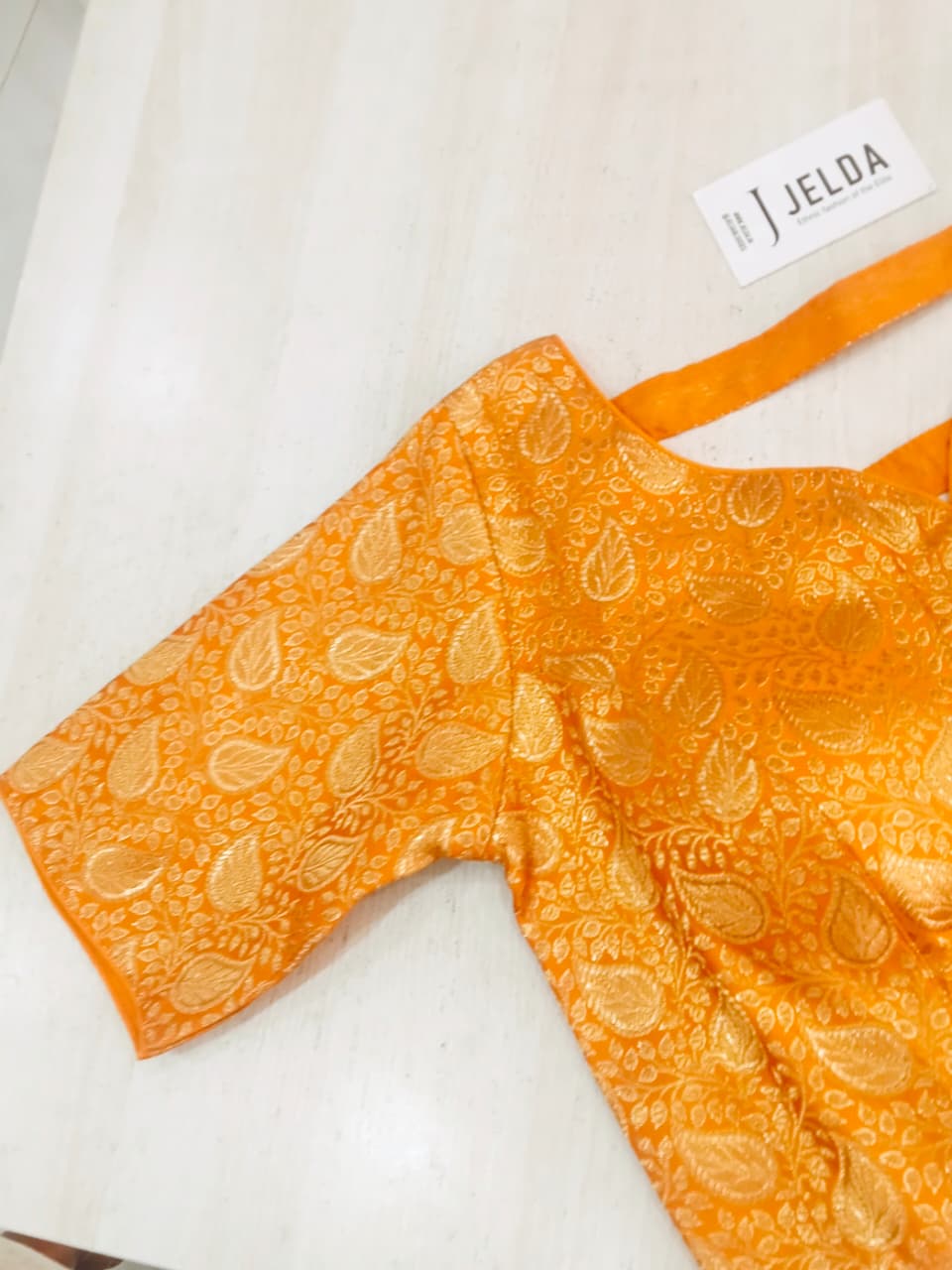 Banaras fabric ready made blouse