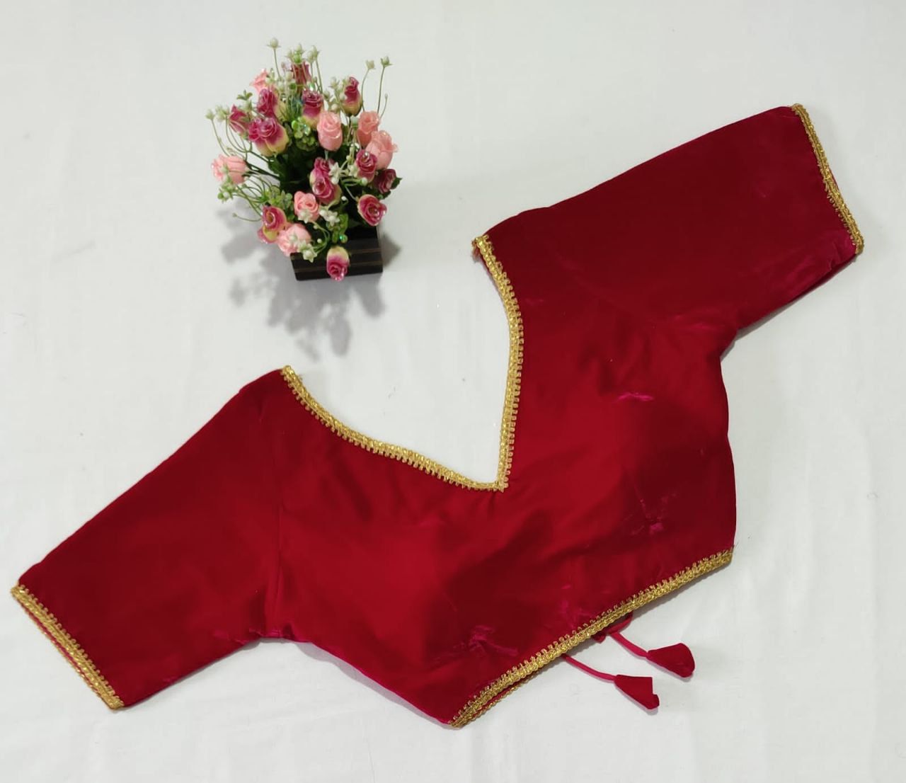 Heavy Rich 9000 Velvet Designer Ready Made Blouse