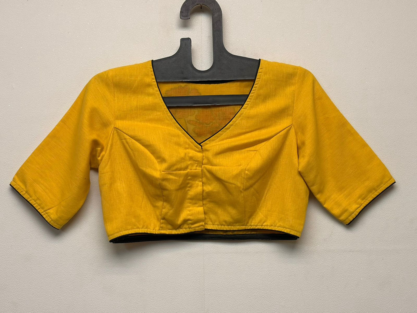 Cotton hand embroidered designer blouse