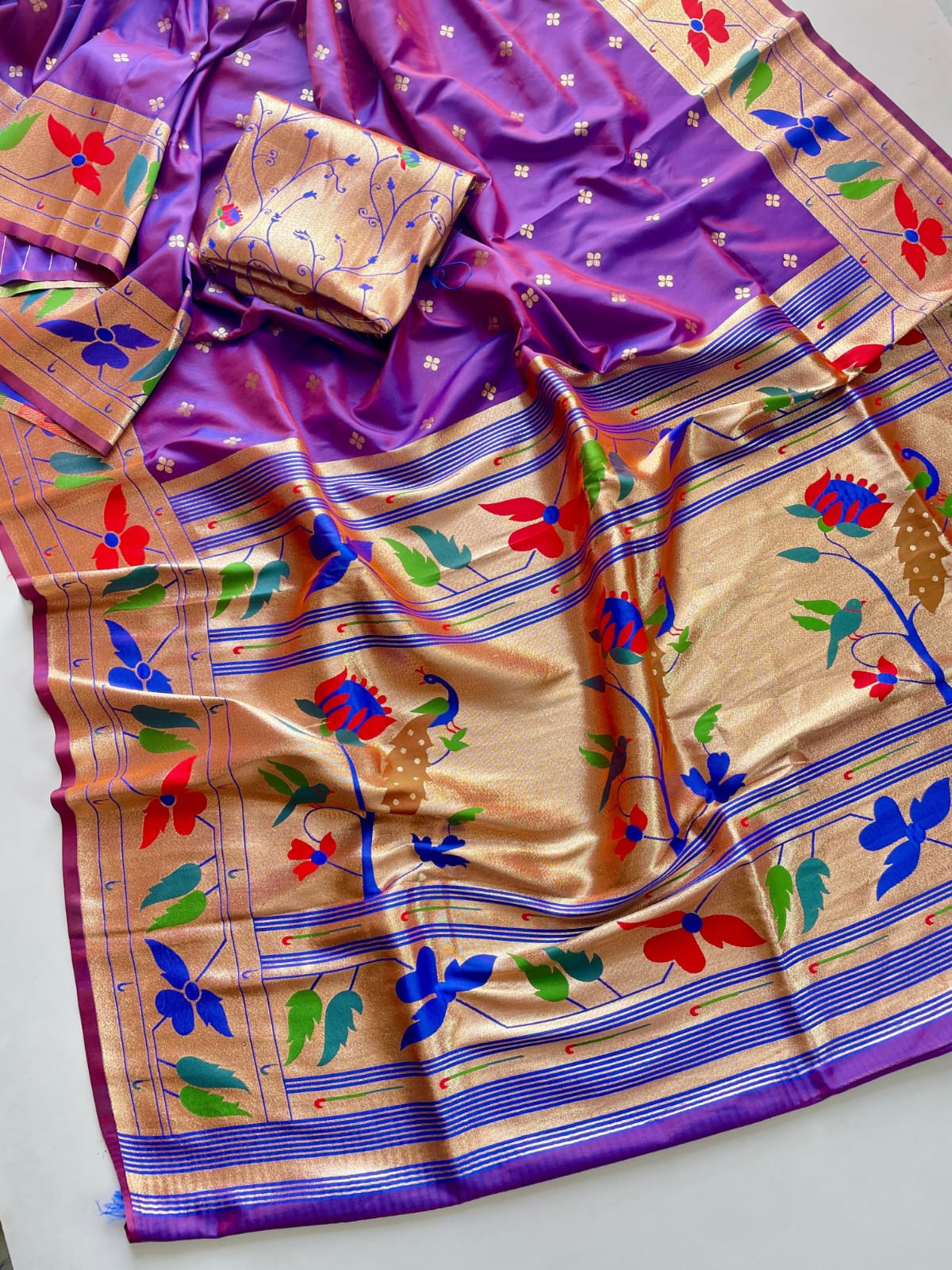 Mayuri Paithani Silk Saree