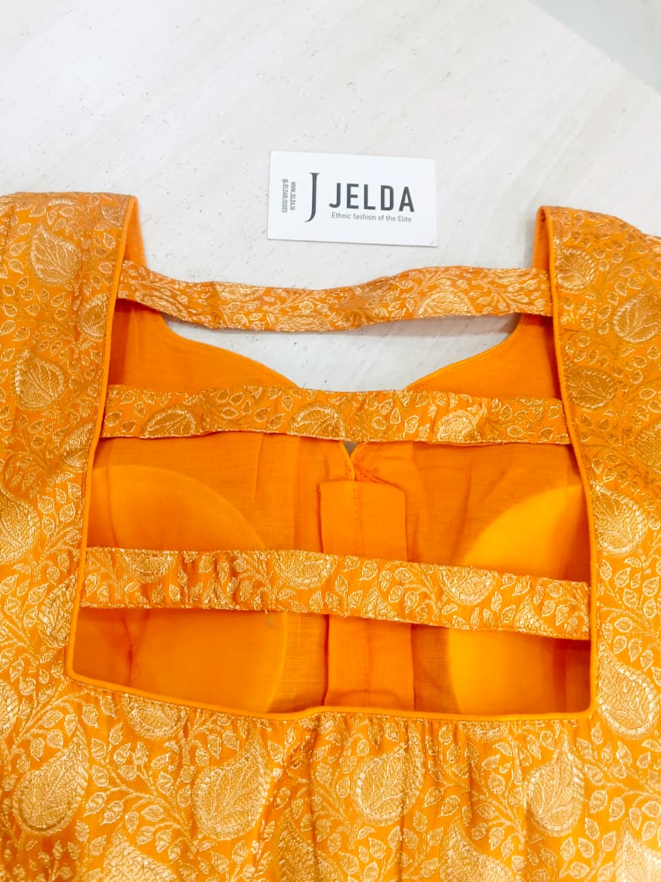 Banaras fabric ready made blouse