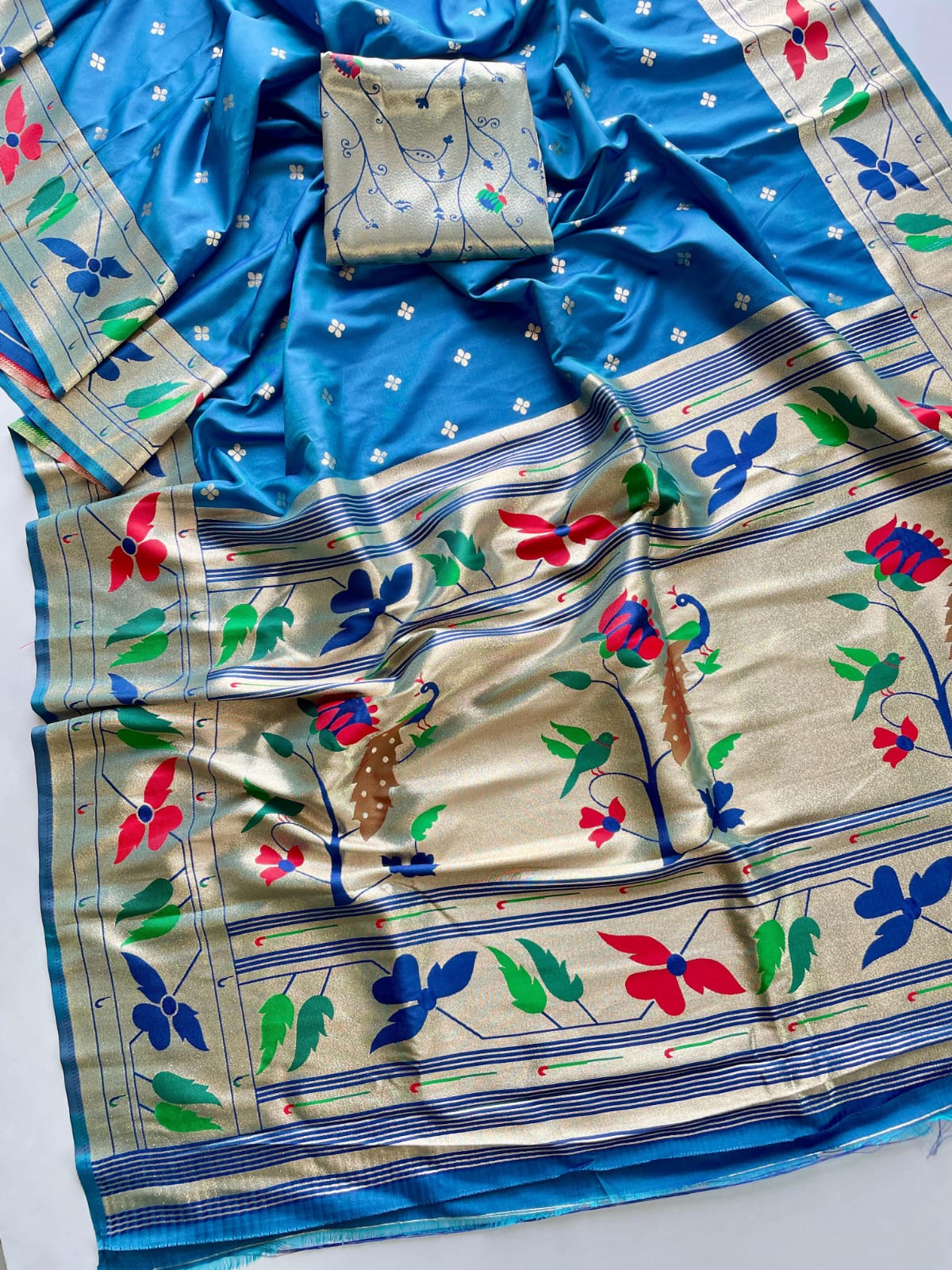 Mayuri Paithani Silk Saree
