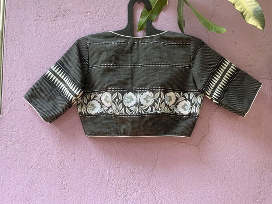 Handloom embroidered designer blouses