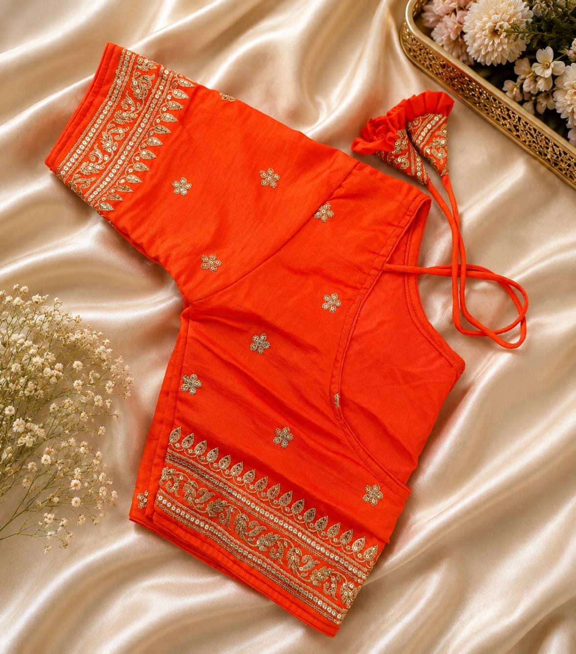 Semi bridal collection ready made blouse