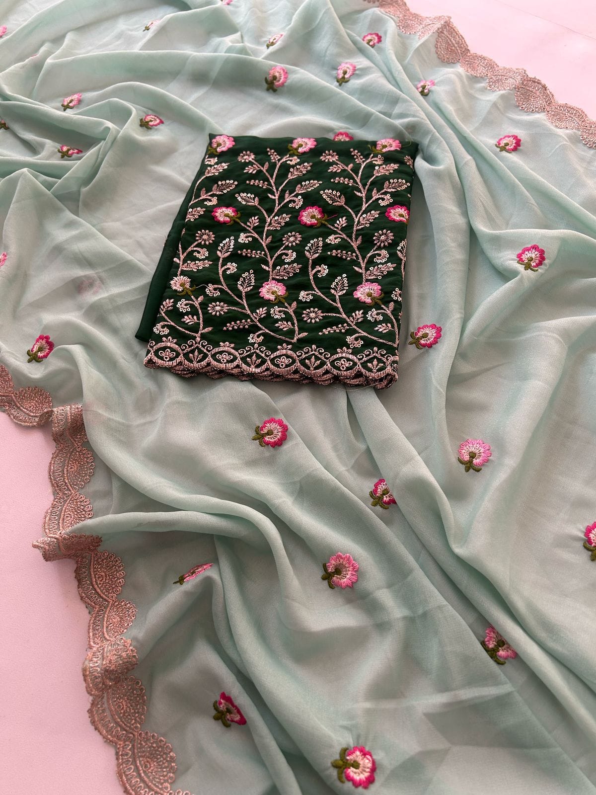 Soft crunchy saree