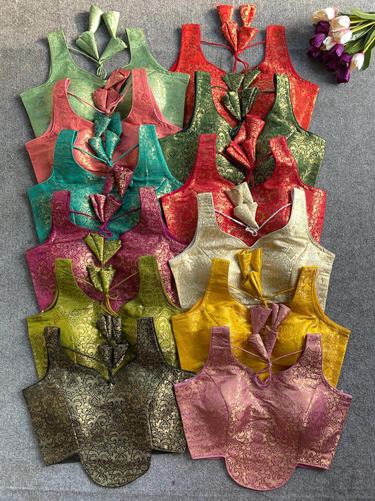 Heavy Jecard ready made blouse