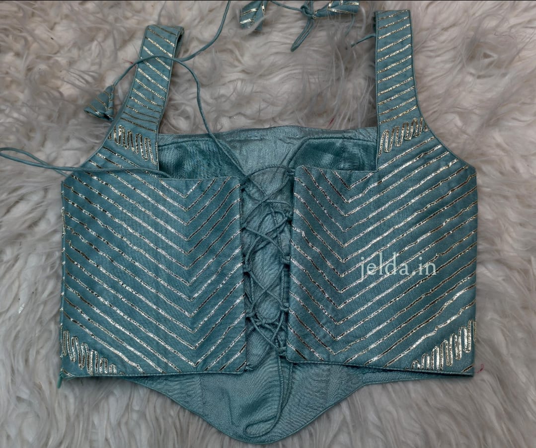 Corset gota patti custom made blouse