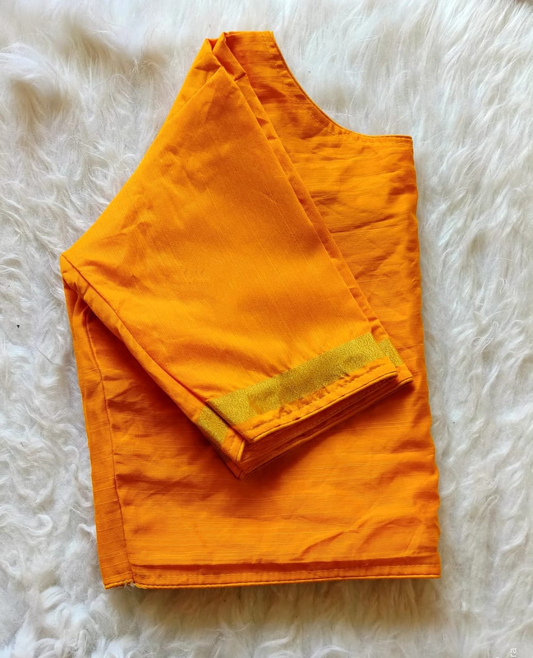 Ghicha silk boatneck ready made blouse